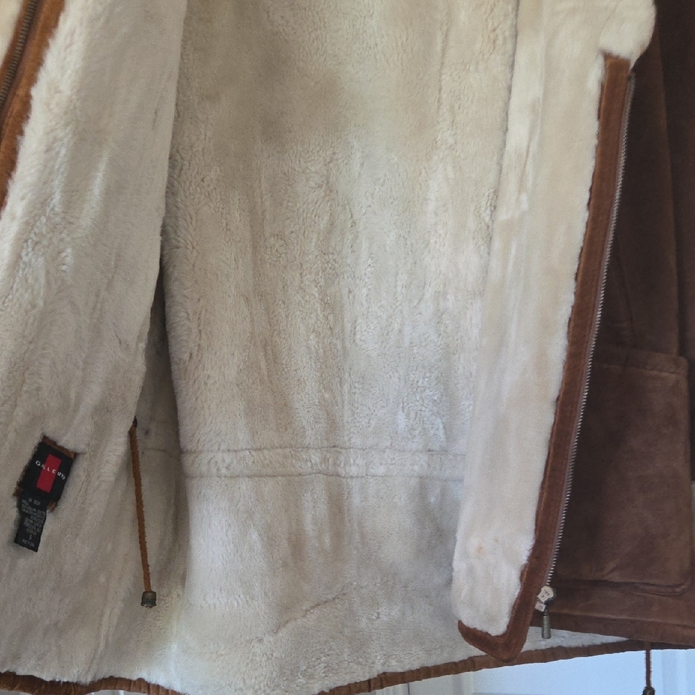 Gallery Tan Teddy Jacket with Cream Accents - Picture 2 of 4